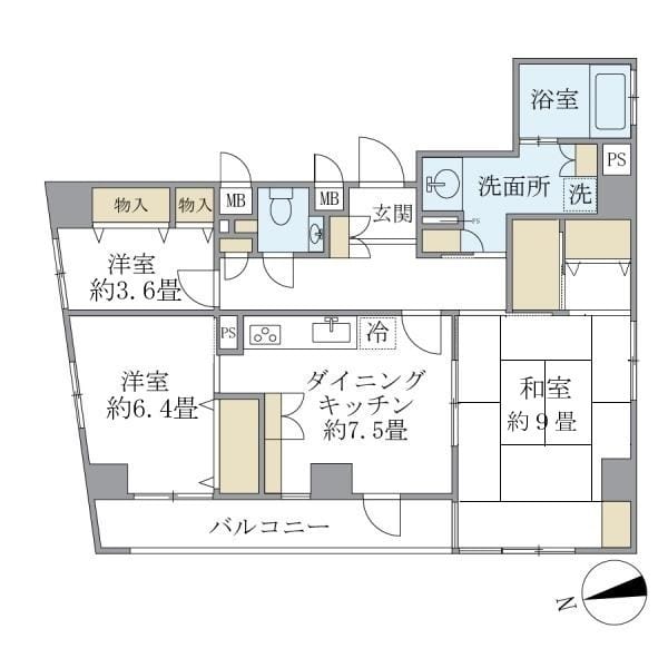 YSビル 301 間取り図