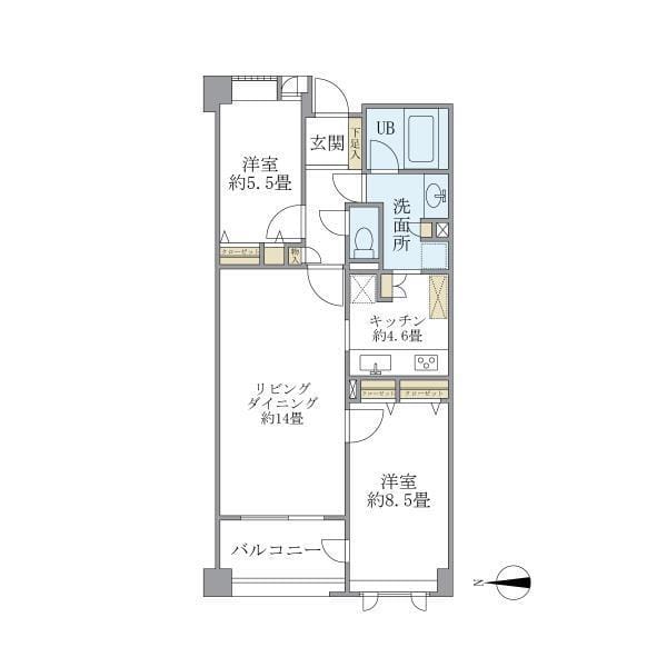 アパートメンツ東山 202