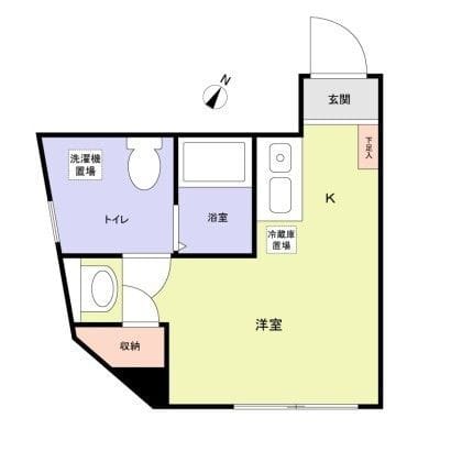 ブラン渋谷本町 402 間取り図