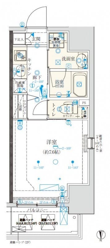 クレイシア門前仲町 1401