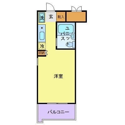 トップ元住吉第3 204 間取り図