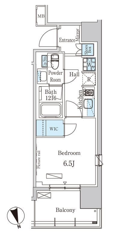 パークアクシス築地 203