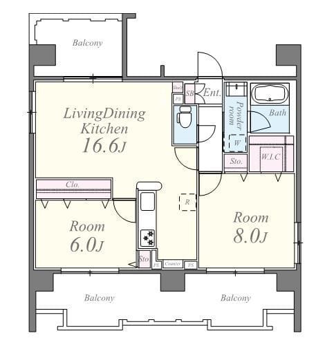 グランイースト田原町 1301