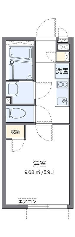 レオネクストアンジェ 203 間取り図