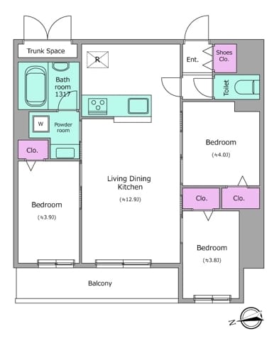 ドゥーエ日暮里Ⅲ 404