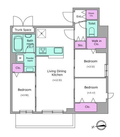 ドゥーエ日暮里Ⅲ 902