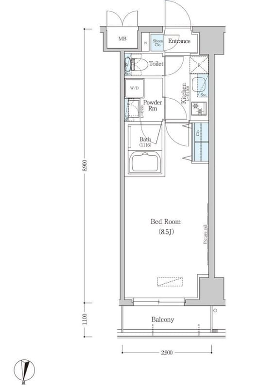 アーバネックス清澄白河Ⅱ EAST棟 203