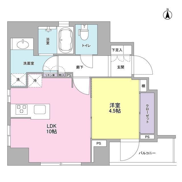 LUCULIA COURT 0301 間取り図