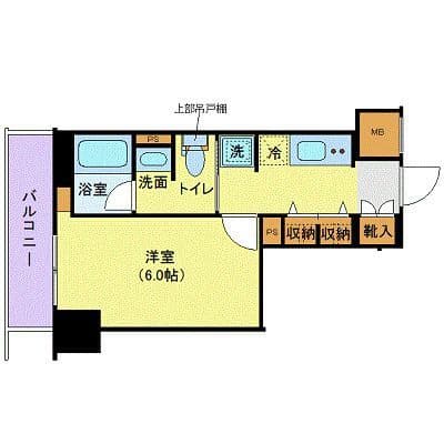 ラフィスタ大師前Ⅲ 1002 間取り図