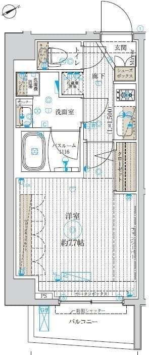 フュージョナル千住大橋 101