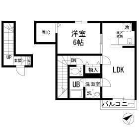 メゾン・ド・フォルテシモ一号館 203 間取り図
