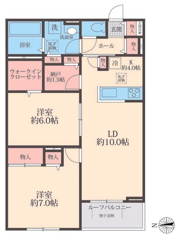 SOLANAⅡ 103 間取り図