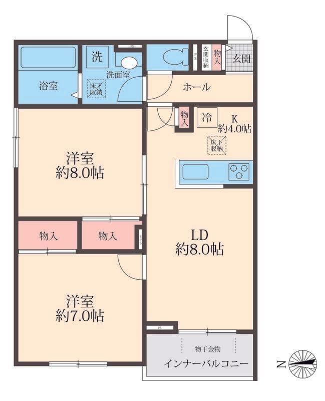 SOLANAⅡ 105 間取り図