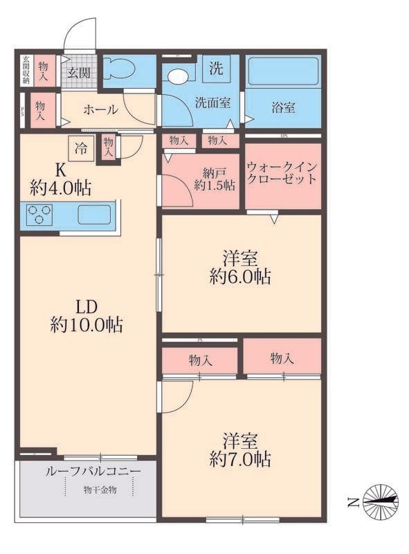 SOLANAⅡ 302 間取り図