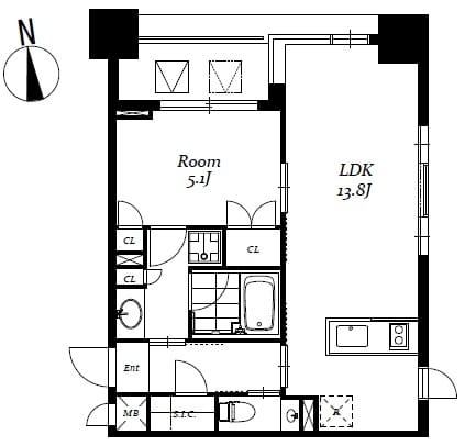 レジディア日本橋馬喰町Ⅲ 0202