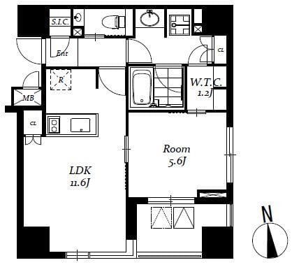 レジディア日本橋馬喰町Ⅲ 1201