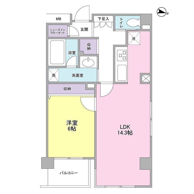 KDXレジデンス成城 209 間取り図