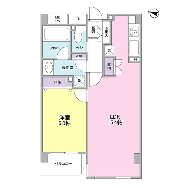 KDXレジデンス成城 308 間取り図