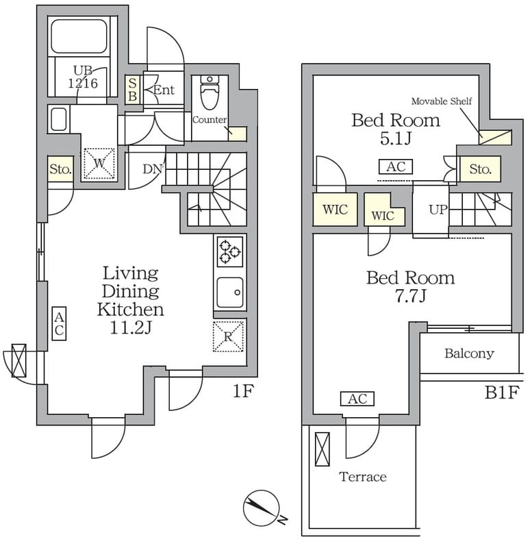 アジールコート三宿テラス 110