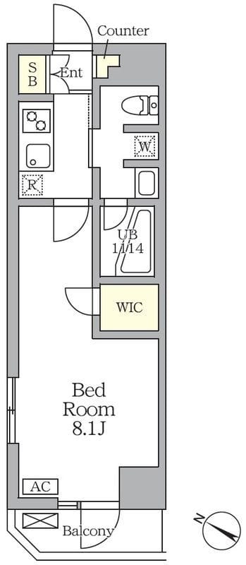 アジールコート三宿テラス 201