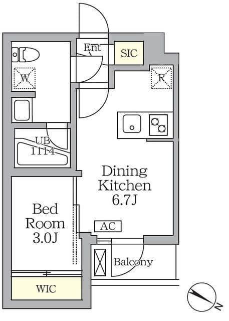 アジールコート三宿テラス 314