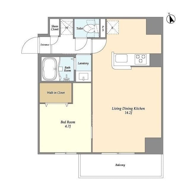 アルファコート綾瀬3 0805 間取り図