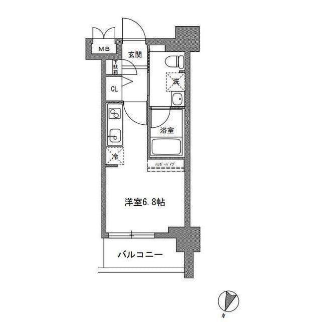 TLRレジデンス川崎大師 0603 間取り図