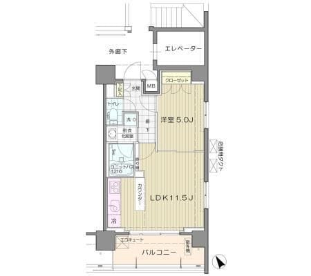 アンビエンテ芝浦 703