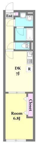 ロイヤルヒルズ成増 102 間取り図
