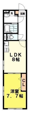 ロイヤルヒルズ成増 201 間取り図