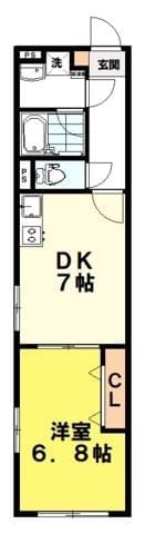 ロイヤルヒルズ成増 301 間取り図