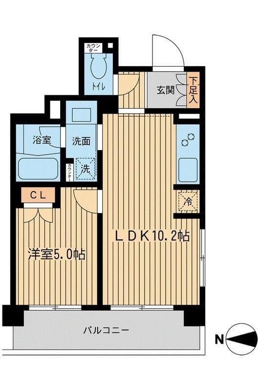 KDX川口幸町レジデンス 0101 間取り図
