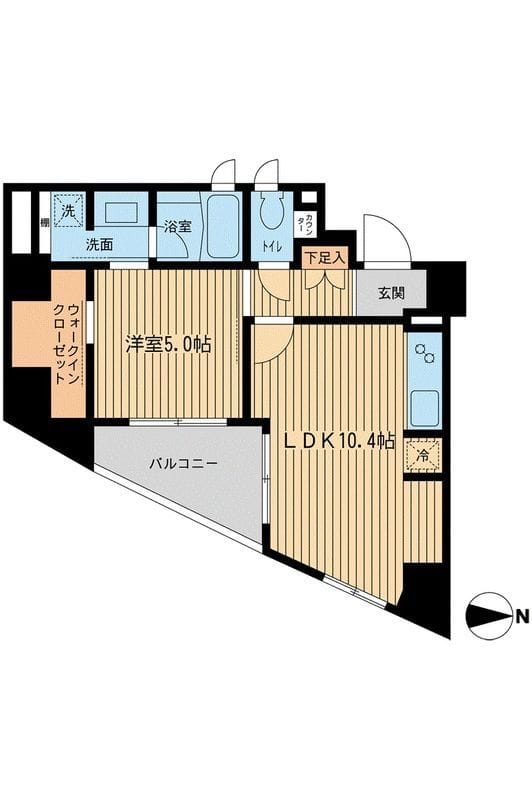 KDX川口幸町レジデンス 0401 間取り図