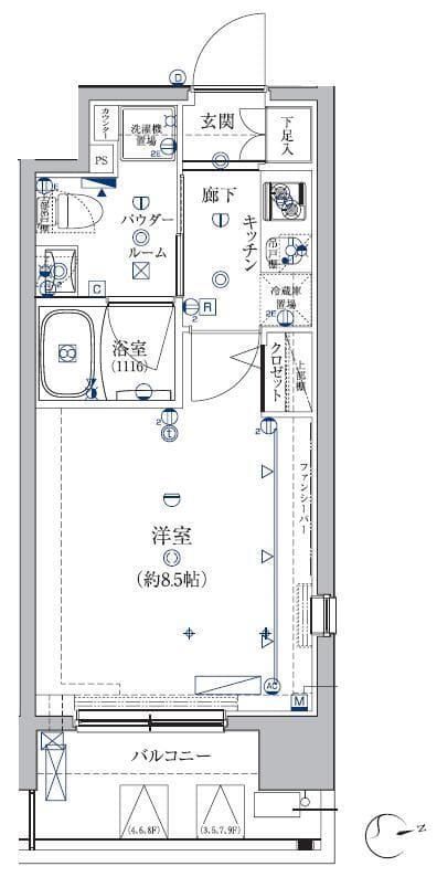 クレイシア芝浦ウォーターフロント 203