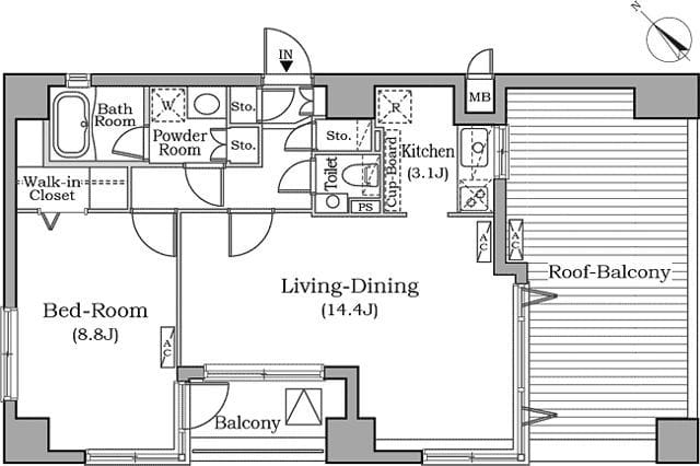 レジディア広尾南 1001