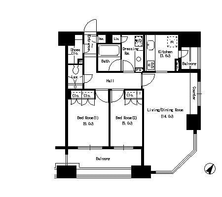 パークアクシス白金台 1206