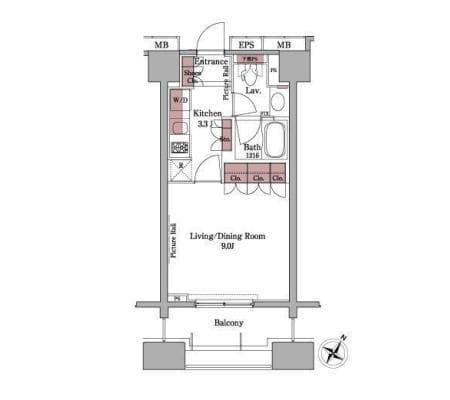 パークアクシス白金台 803