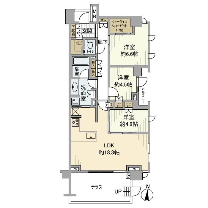 グランドメゾン上野毛 106