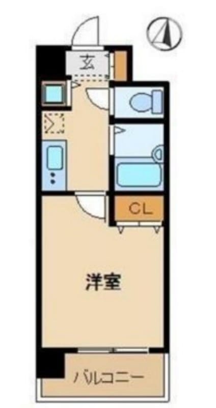 ヴィータローザ大森海岸 704 間取り図