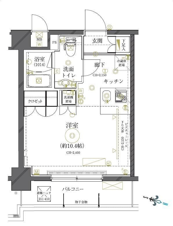 クレイシア世田谷船橋 408
