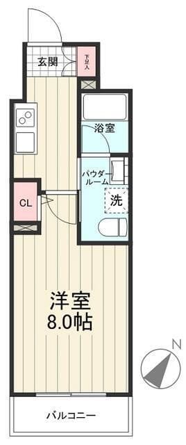 ベルシード西巣鴨 602 間取り図