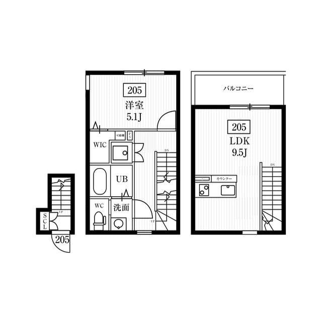 ミハス幡ヶ谷 205