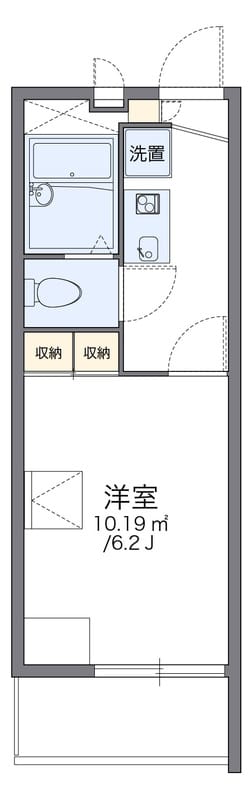 レオパレスIZUMI 201 間取り図