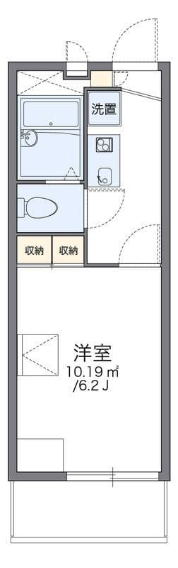 レオパレスIZUMI 202 間取り図