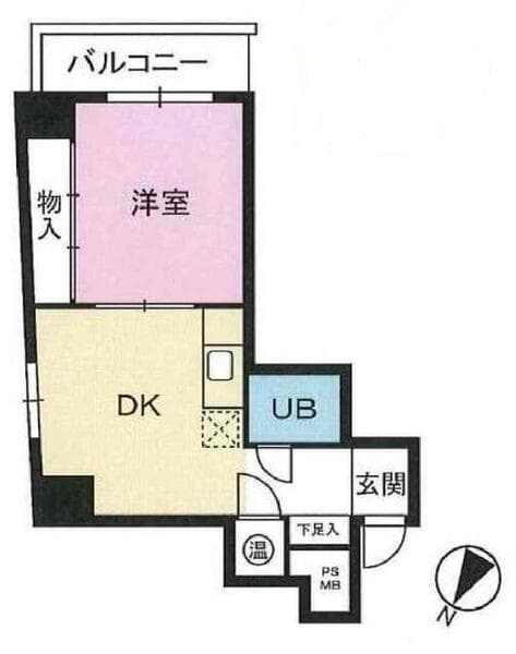 パレ・ドール日本橋 314 間取り図