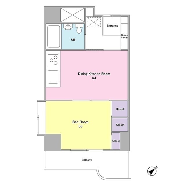 ヴィラ・ハーモニー目黒川 202