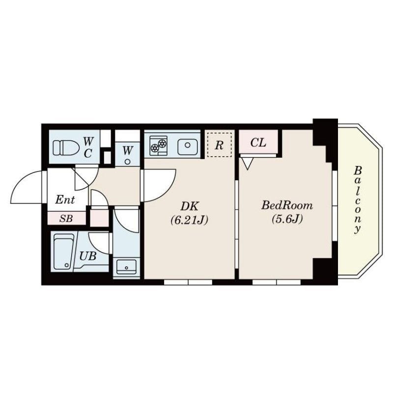エムエー大口マンション 402 間取り図