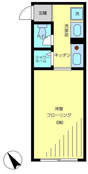 菅田ビル 203 間取り図
