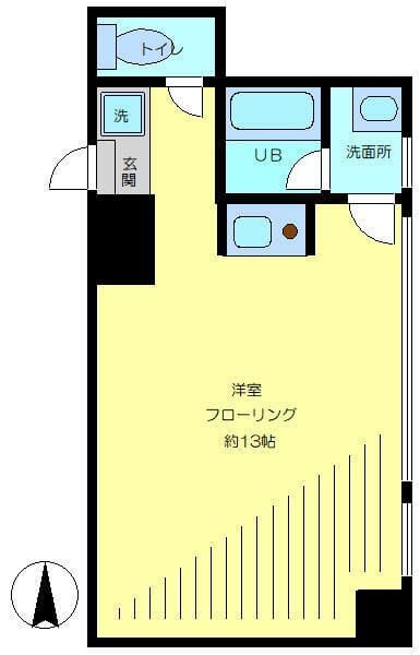 菅田ビル 205 間取り図