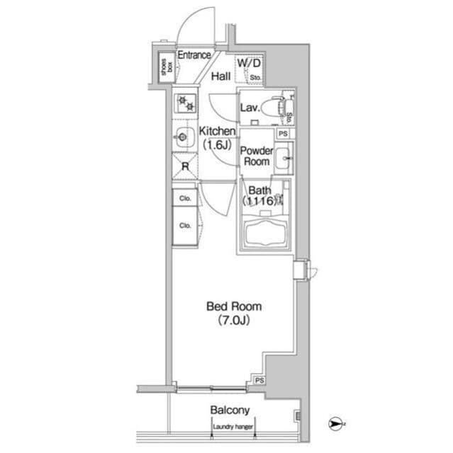 コンフォリア錦糸町 0604 間取り図